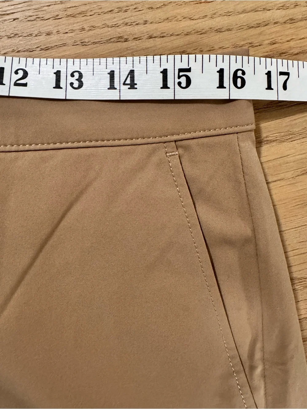 NWT J.Crew Flex Tech Pants Khaki brown slim fit size 34 X 34